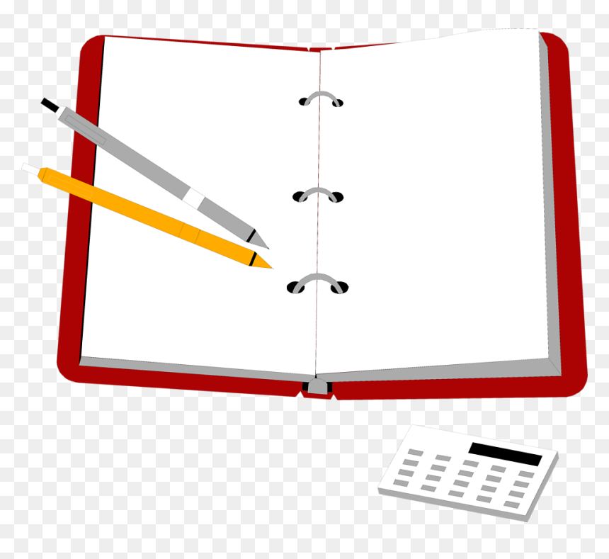 Clipart Pen Note Book - Pad And Pen Transparent Background, HD Png Download - pen and paper png