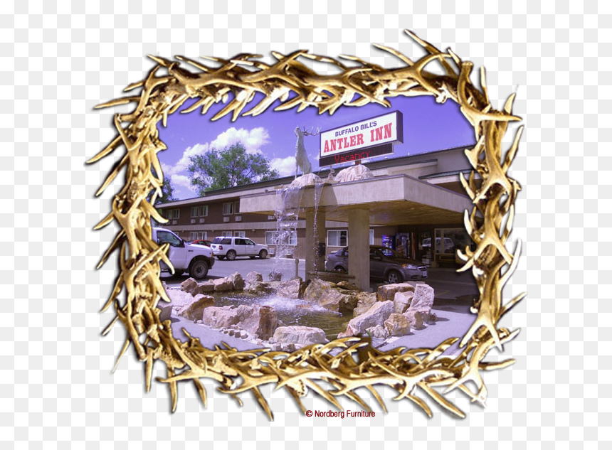 Buffalo Bills Antlers Inn Near Yellowstone National - Buffalo Bills Antler Inn Cody Wy, HD Png Download - buffalo bills png
