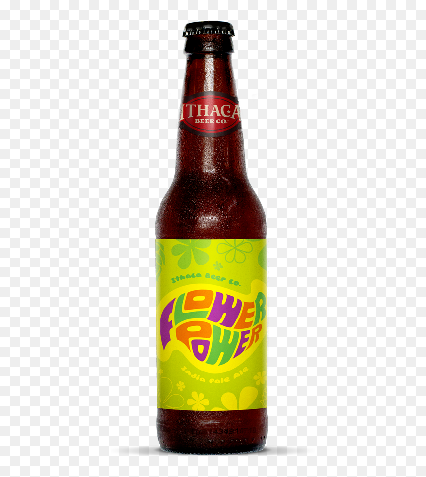 Ithaca Flower Power, HD Png Download - beer bottles png