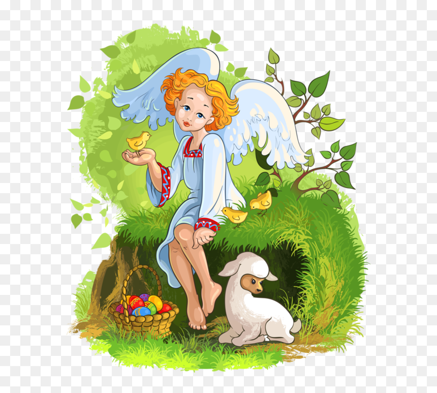 Transparent Easter Egg Decorating Easter Basket Plant - Illustration, HD Png Download - easter eggs in grass png