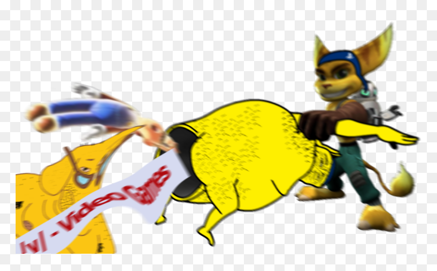 Yellow Cartoon Vertebrate Membrane Winged Insect - Whirrrr Oh No Not Again, HD Png Download - ratchet and clank png