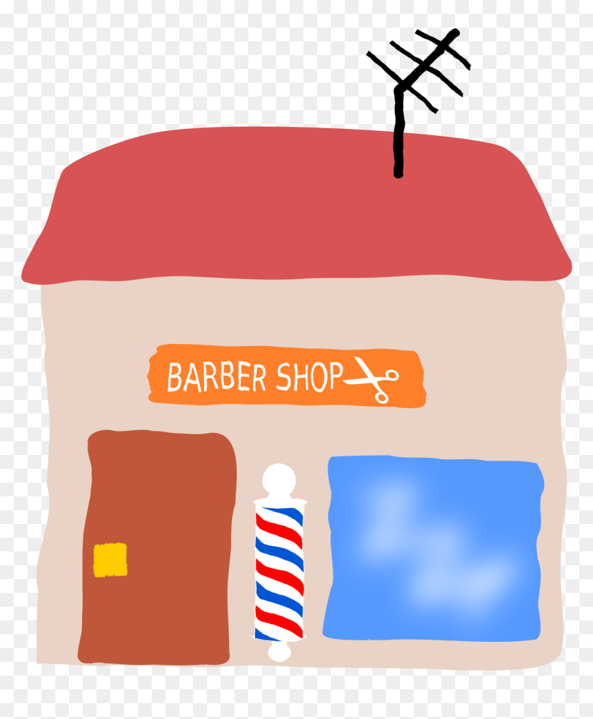 Crooked Barbershop 1 Clip Arts - Clip Art, HD Png Download - barber shop pole png