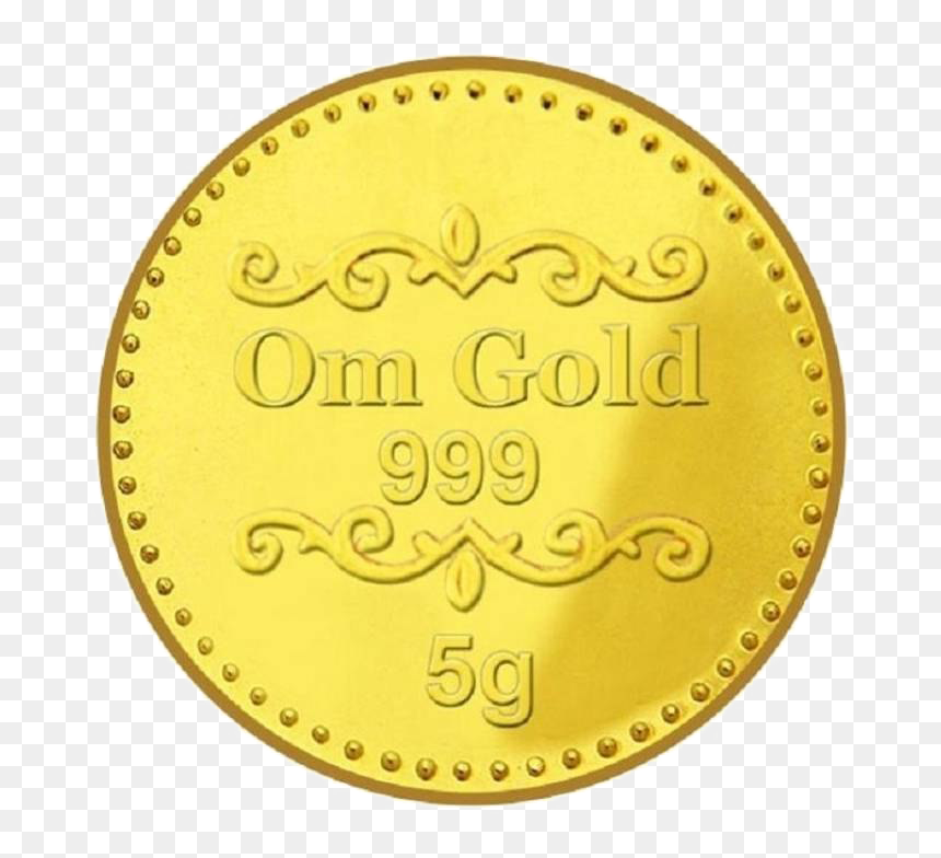 Gold Coin Png Image Hd - Coin, Transparent Png - om symbol png