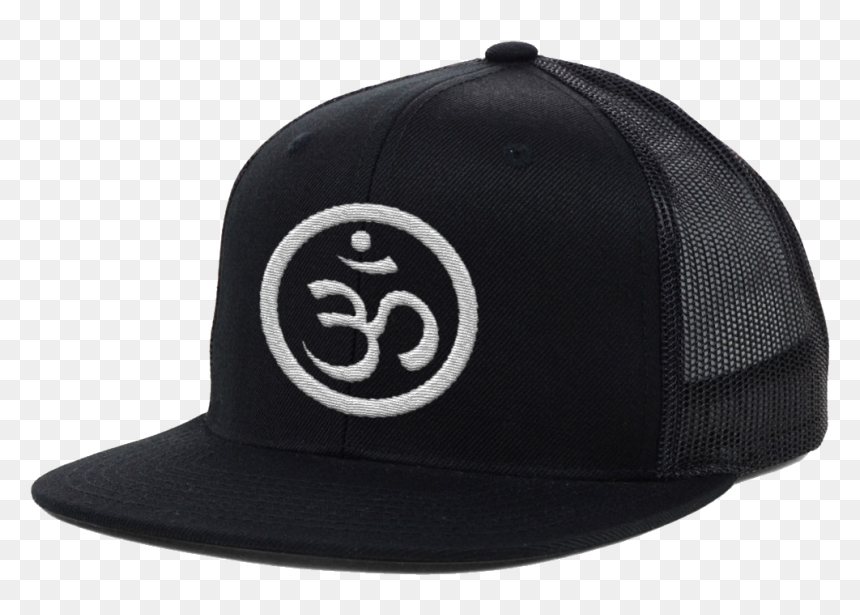 Om Trucker, Black - Baseball Cap, HD Png Download - om symbol png