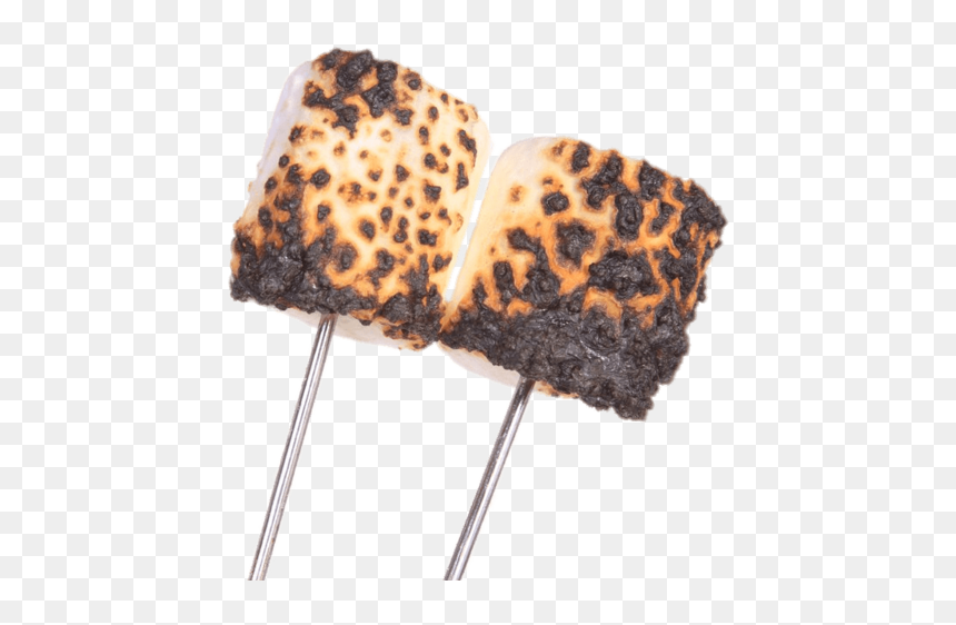 Burnt Marshmallows On Stick - Roasted Marshmallow On Stick, HD Png Download - marshmallows png