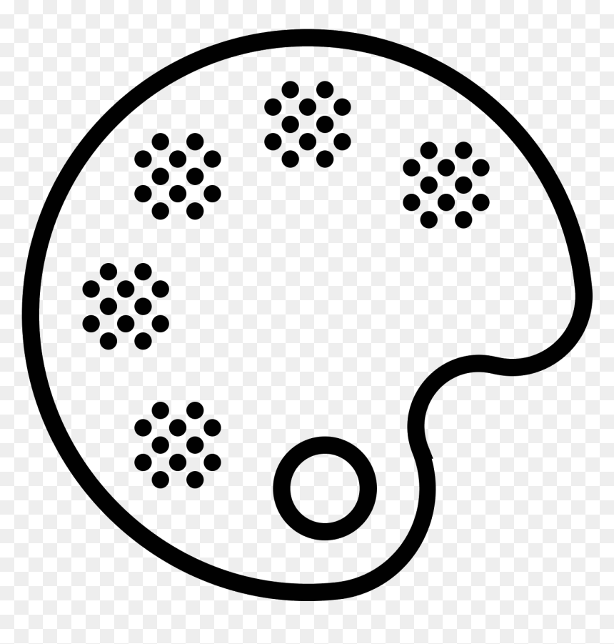 Paint Palette Icon - Icon, HD Png Download - paint palette png