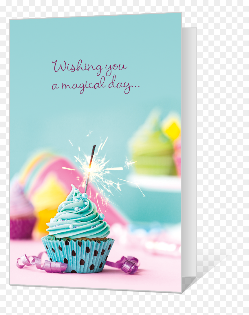 Sparkly Birthday Wishes Card, HD Png Download - magic sparkles png