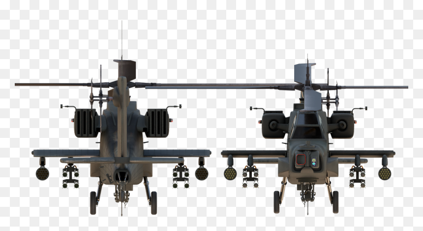 It Is Modeled To Scale, Unwrapped, Textured And Packed - Military Helicopter, HD Png Download - military helicopter png
