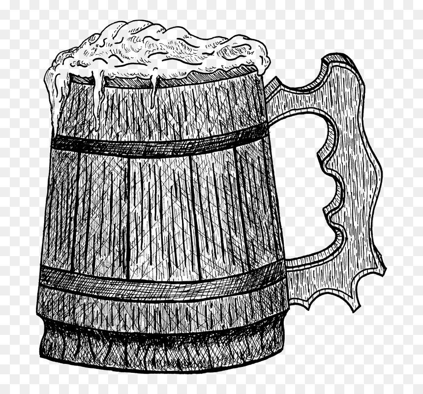 Medieval Alcohol, HD Png Download - beer mug clip art png