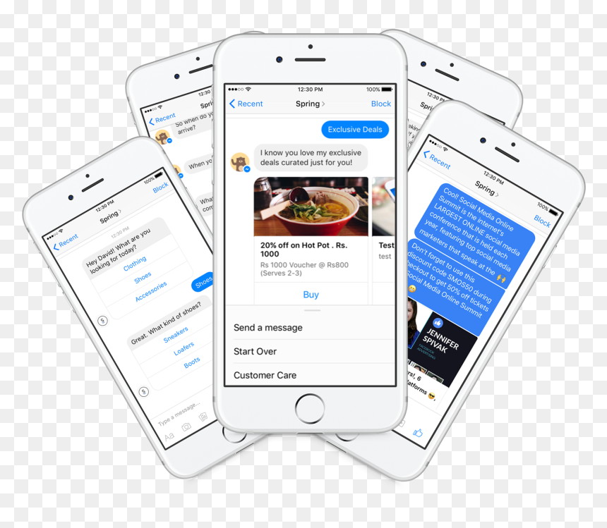 You Might Have Heard About Facebook Messenger Marketing - Iphone, HD Png Download - facebook messenger png