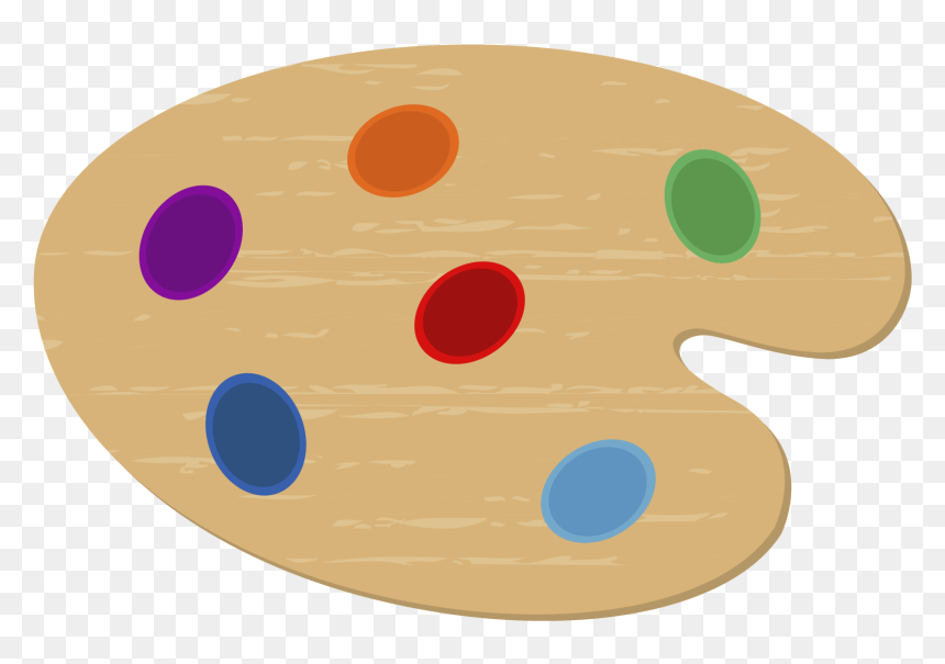 Transparent Paint Palette Png - Circle, Png Download - paint palette png