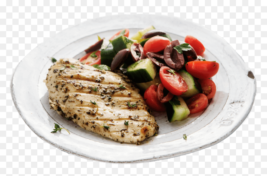 Greek Salad, HD Png Download - food plate png