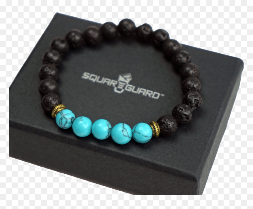 Blue Turquoise Chakra Beaded Bracelet - Bead, HD Png Download - beads png