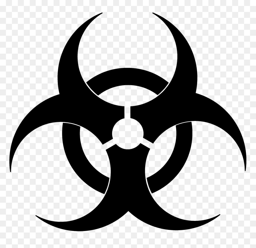 Bacardi Logo - Biohazard Symbol, HD Png Download - bacardi logo png
