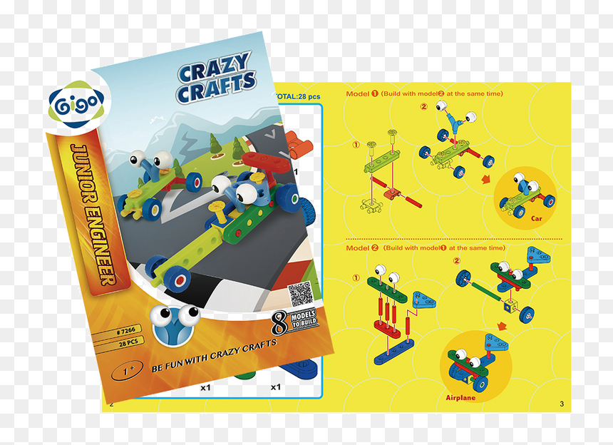 7266 I - Junior Engineer Crazy Crafts, HD Png Download - crafts png