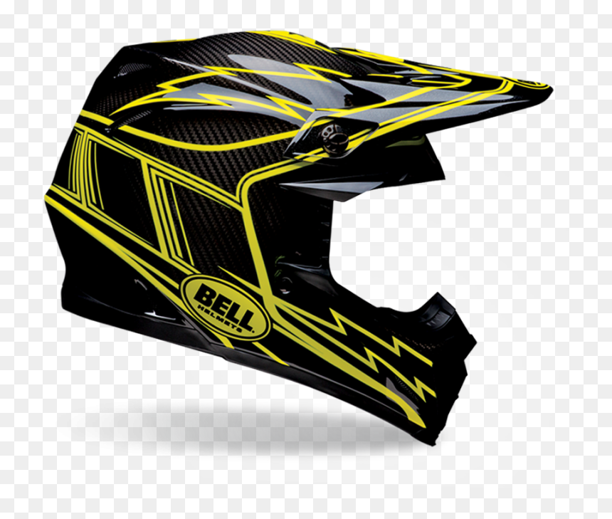 Cool Bell Motocross Helmet, HD Png Download - dirt bike png