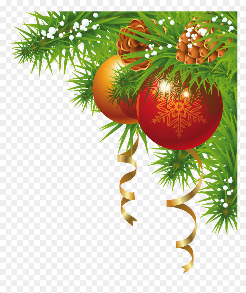 Christmas Transparent Png, Png Download - christmas leaves png