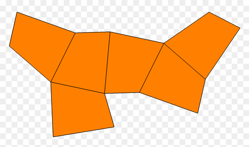 Trigonal Trapezohedron Gyro-net, HD Png Download - gyro png