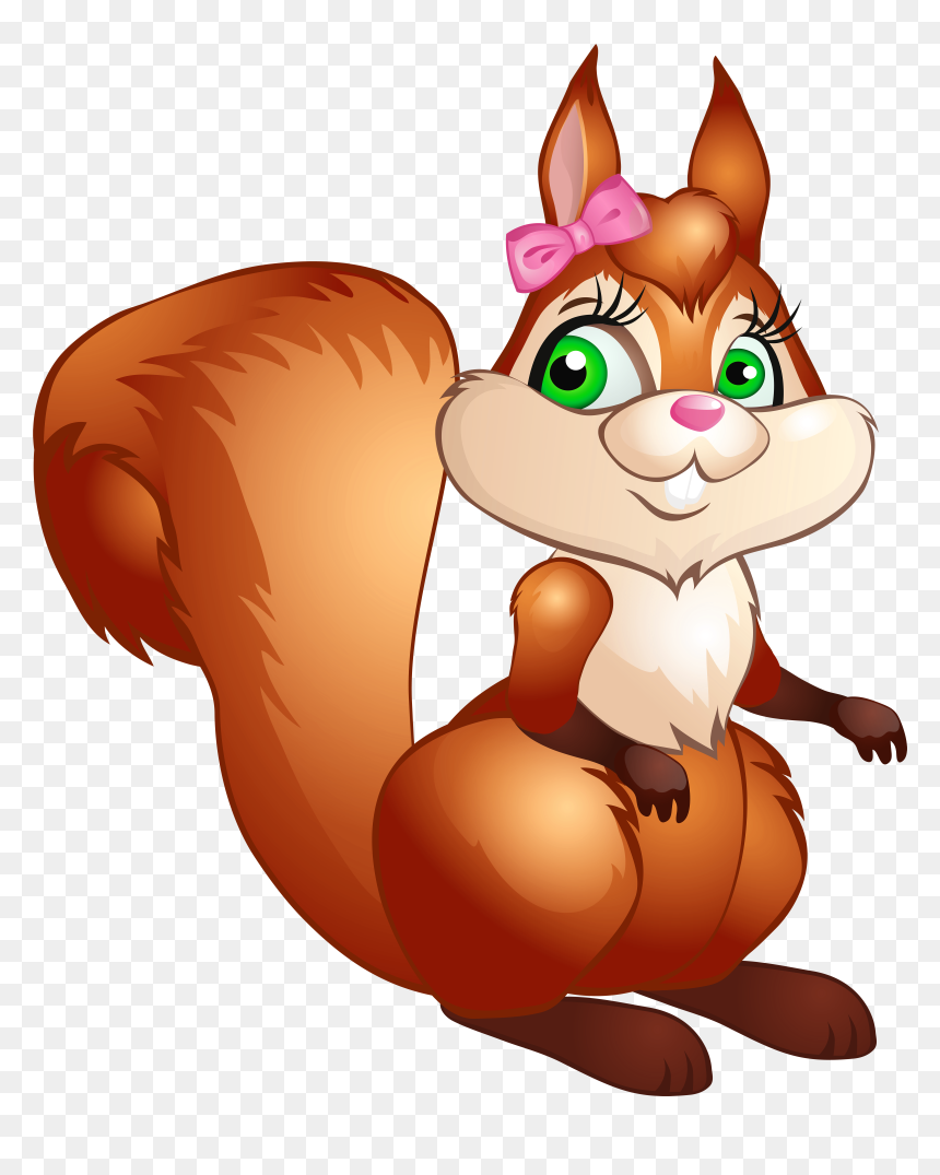 Squirrel Clipart Png , Png Download, Transparent Png - squirrel clipart png