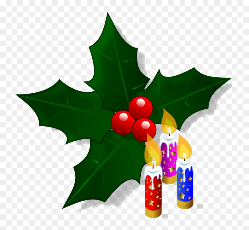 Holly Png Transparent - Christmas Holly, Png Download - christmas leaves png