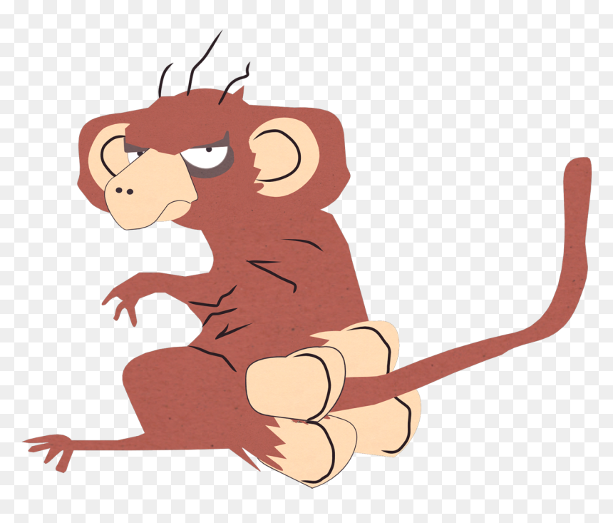 4 Assed Monkey South Park, HD Png Download - cartoon monkey png