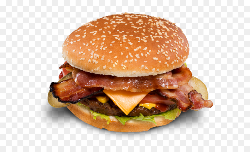 Cheeseburger Hamburger Gyro Bacon Sandwich Whopper - Bacon Burger Png, Transparent Png - gyro png