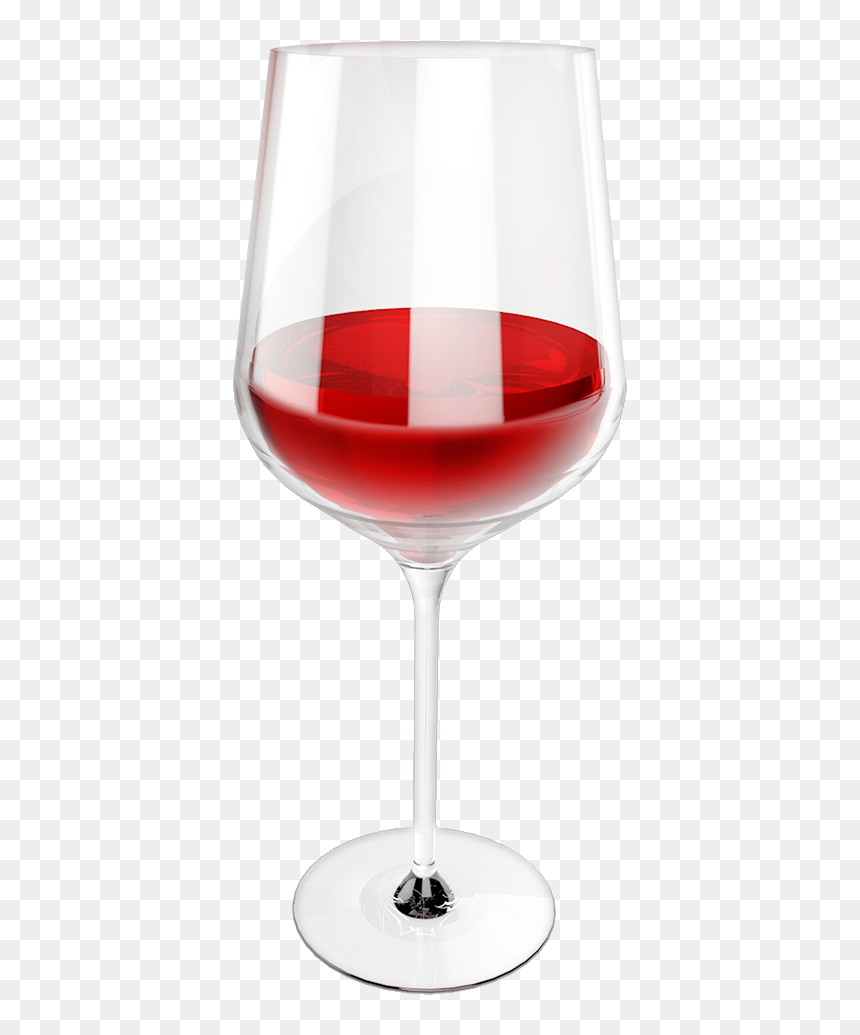 Wine Glass - ציור של גביע יין, HD Png Download - red wine glass png