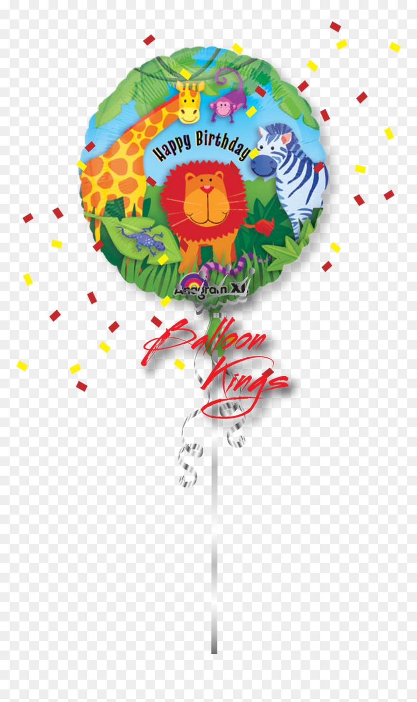 Transparent Jungle Animals Png - Baloane Party Jungle, Png Download - jungle animals png