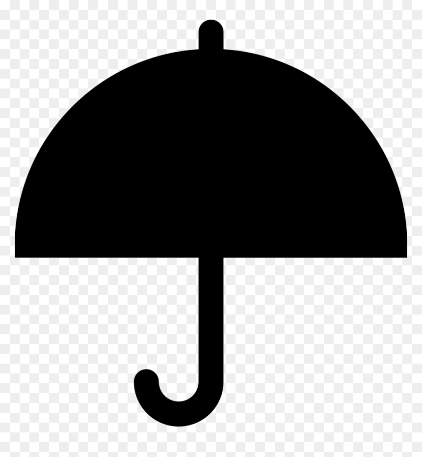 Big Umbrella Open - Icon, HD Png Download - open book silhouette png