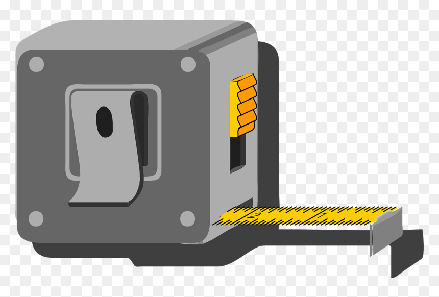 Black Tape Measure Graphic Transparent, HD Png Download - under construction tape png
