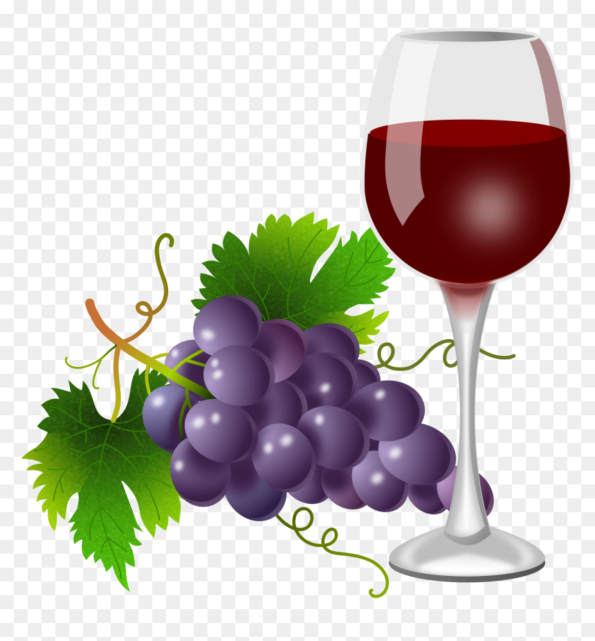 Wine Glass With Dog Ears Clipart Clip Art Transparent, HD Png Download - red wine glass png