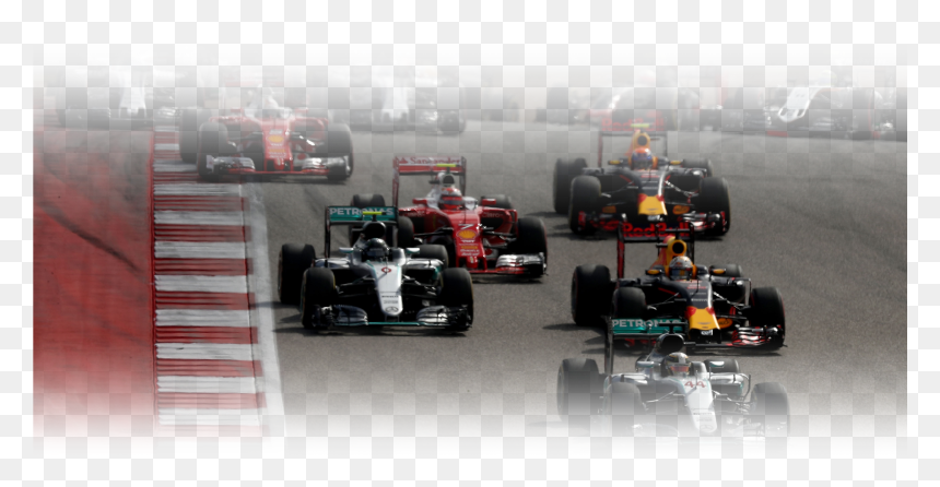 S Vettel, N Hulkenberg, P Wehrlein - Formula One Car, HD Png Download - race track png