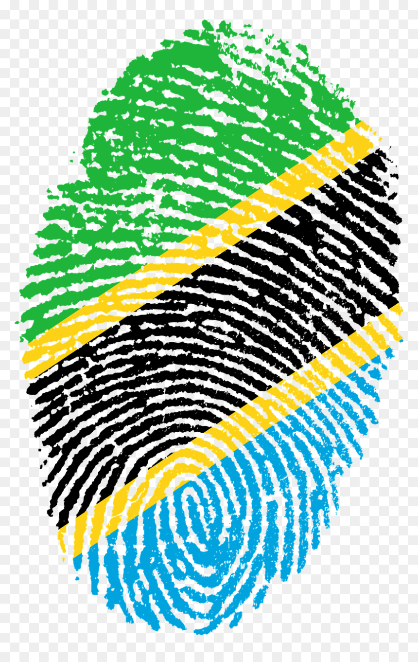 St Kitts Flag Fingerprint, HD Png Download - fingerprint transparent png
