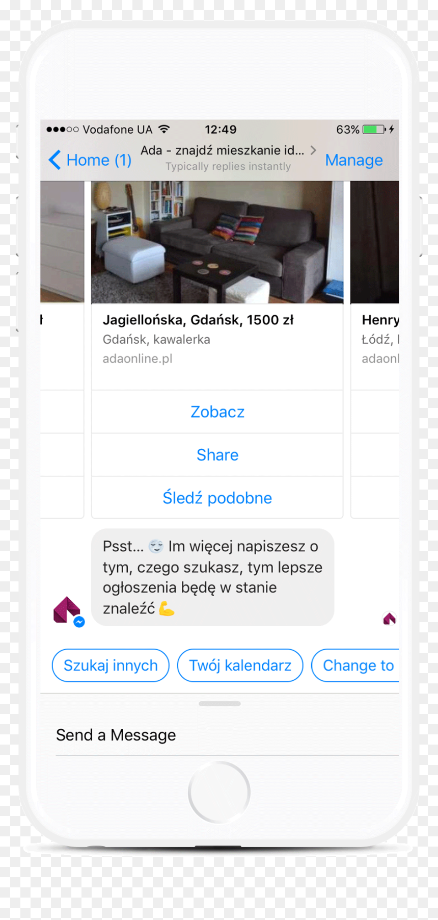 Screenshot, HD Png Download - facebook messenger png