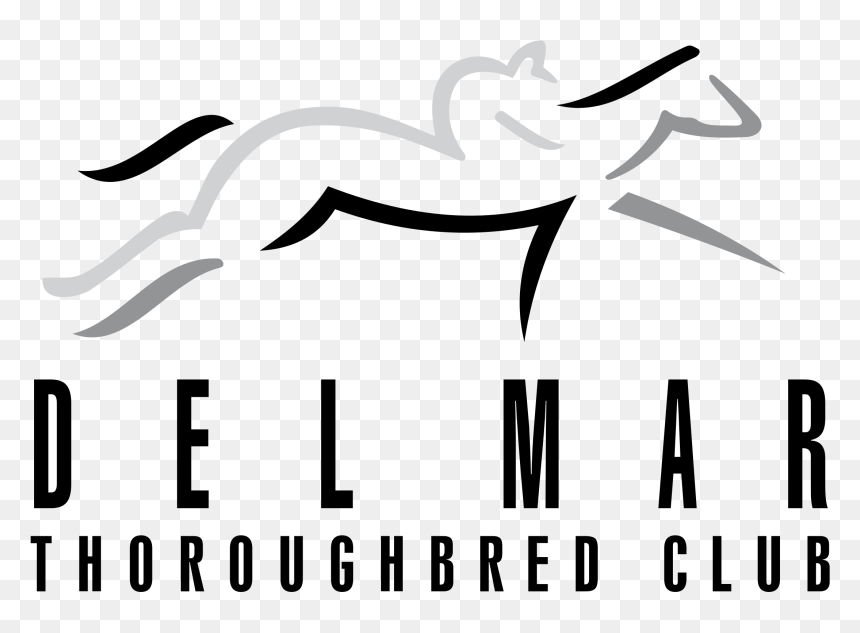 Del Mar Thoroughbred Club Logo Png Transparent - Del Mar Racetrack, Png Download - race track png
