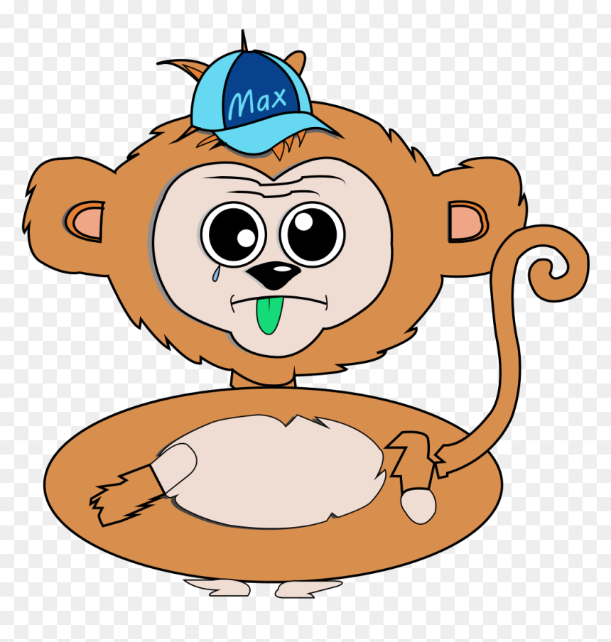 Cartoon, HD Png Download - cartoon monkey png