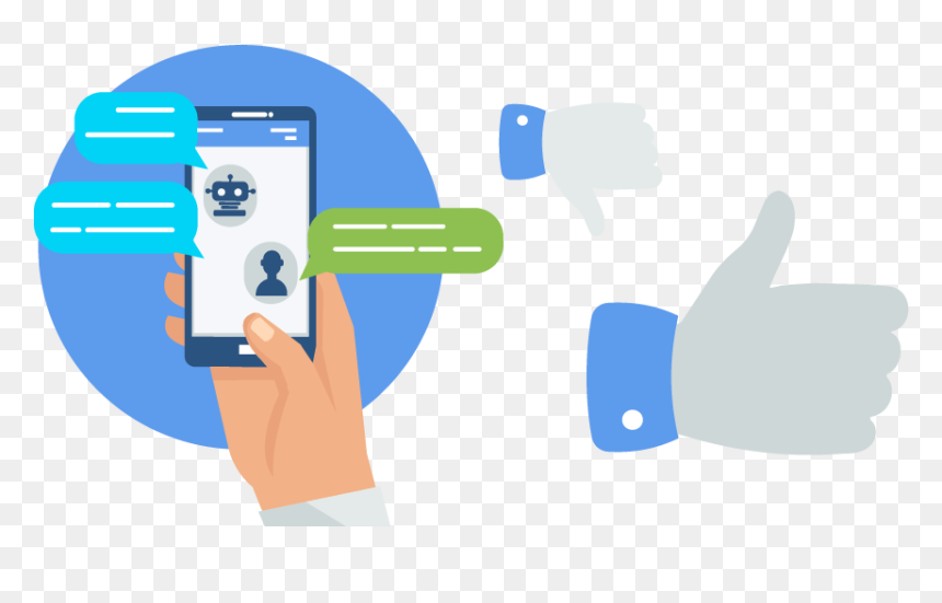 Facebook Messenger Bots, Good Or Bad - Graphic Design, HD Png Download - facebook messenger png