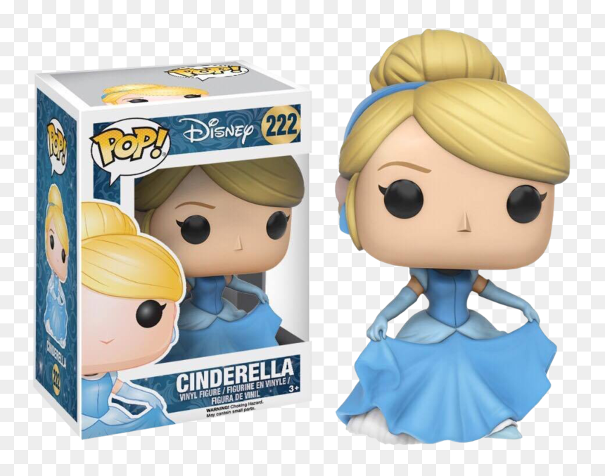 Disney Princess Cinderella - Cinderella Pop Vinyl, HD Png Download - disney princesses png
