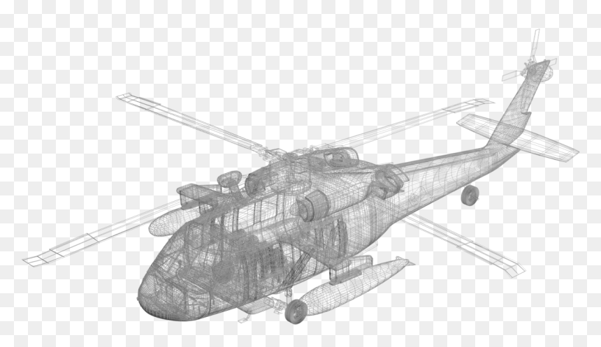 Helicopter Rotor, HD Png Download - military helicopter png