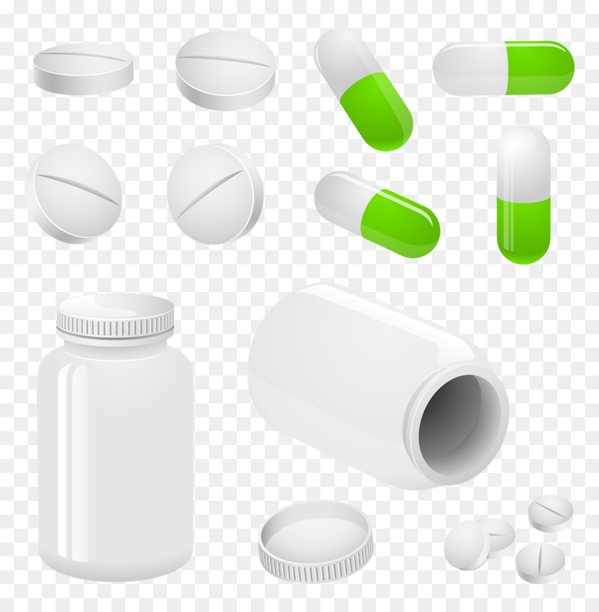 Dietary Supplement Bottle Tablet - Homoeopathic Medicine Bottles Clipart, HD Png Download - medicine bottle png
