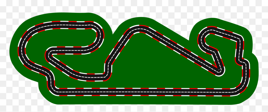Grass,area,text - Circuit De Catalunya 2018, HD Png Download - race track png