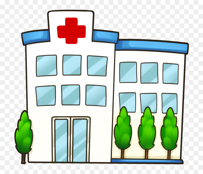 Church Clipart Hospital Building - Hospital Clipart, HD Png Download - church clipart png