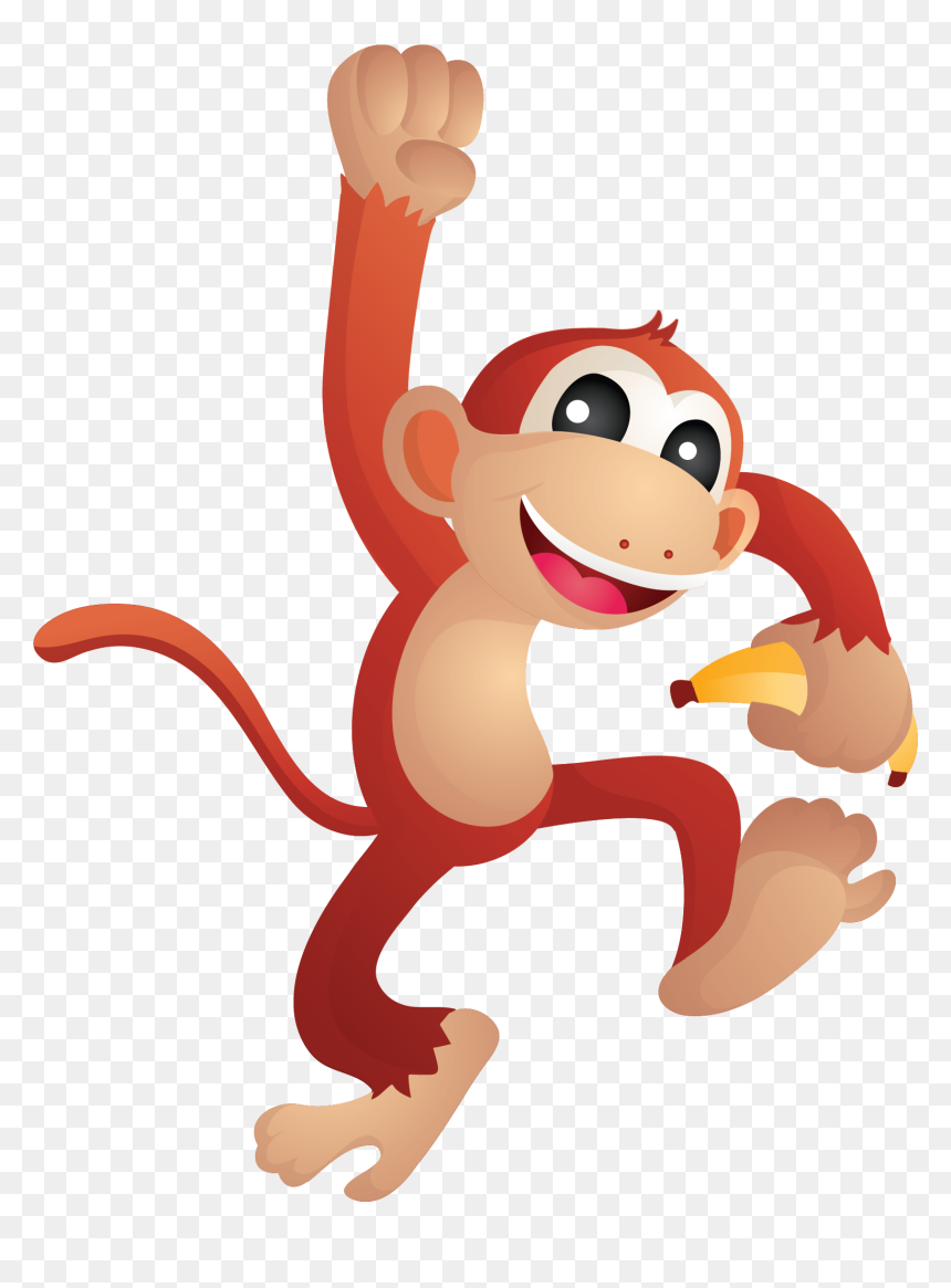 Monkey-icon At Emirates Park Zoo - Cartoon, HD Png Download - cartoon monkey png