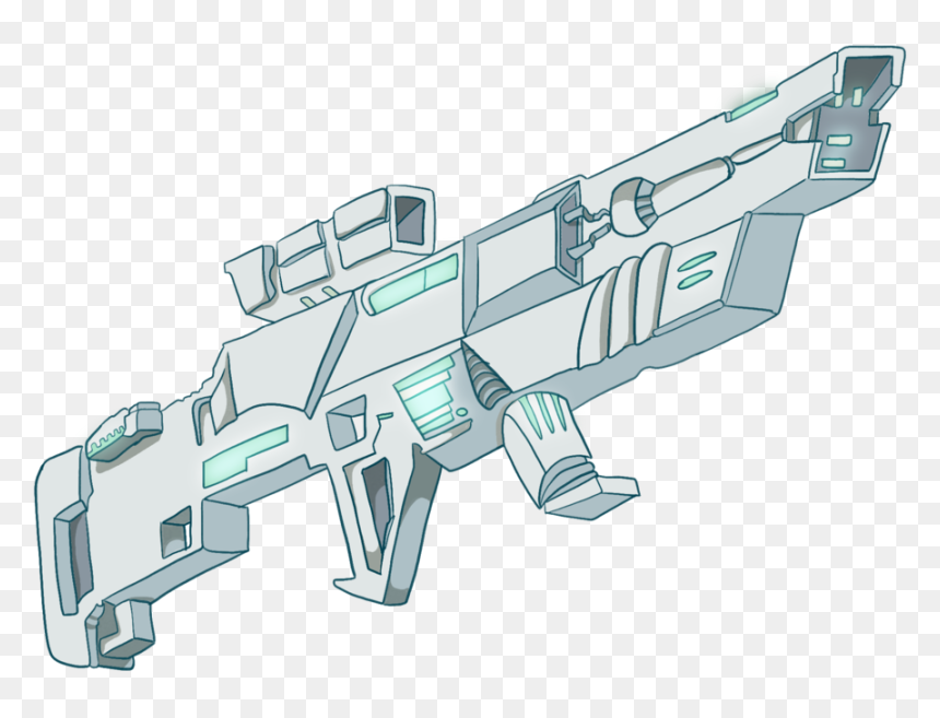 Gun - Assault Rifle, HD Png Download - laser gun png