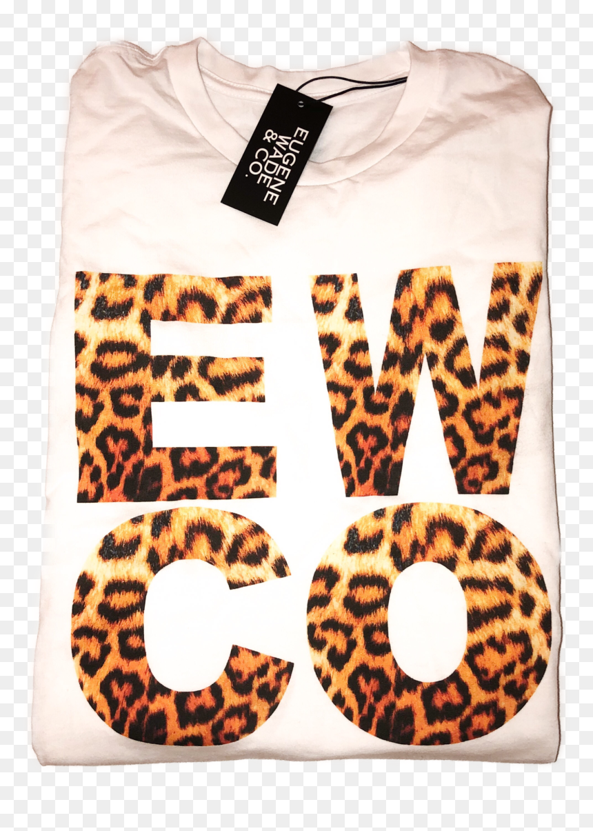 Cheetah Print Ewco , Png Download - Long-sleeved T-shirt, Transparent Png - cheetah print png