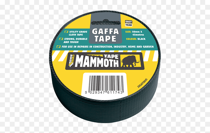 Everbuild Gaffa Tape 50mm X 45m, HD Png Download - under construction tape png