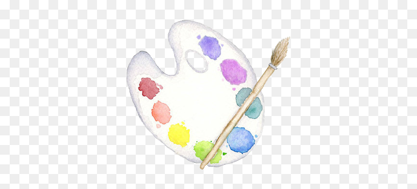 Paint Brushes Tumblr Png - Paint Brush Tumblr Transparent, Png Download - paint palette png
