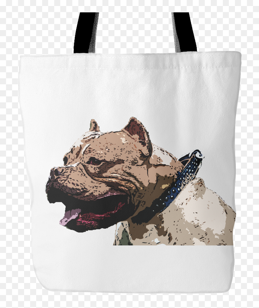 Pitbull Dog Tote Bags - Tote Bag, HD Png Download - pitbull dog png