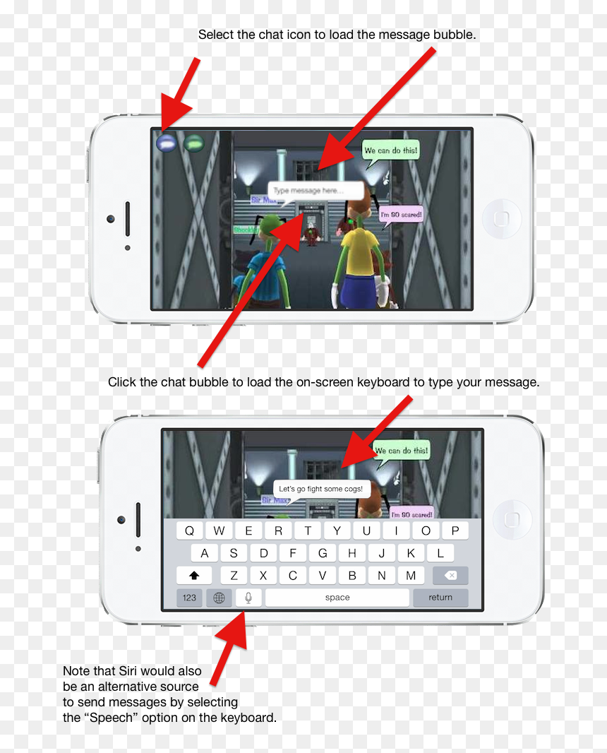 You Can Speak Into The Microphone On Your Iphone And - Iphone, HD Png Download - iphone message bubble png