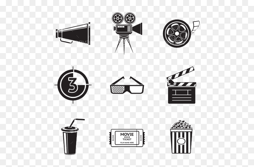 Film Projector Tattoo, HD Png Download - movie projector png